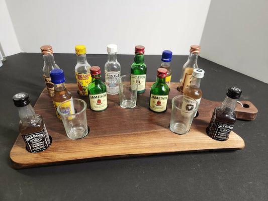 Walnut Char-shooterie board 22