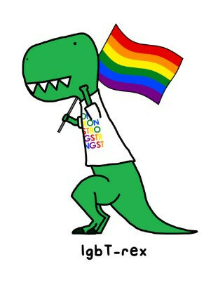 lgbtrex sticker