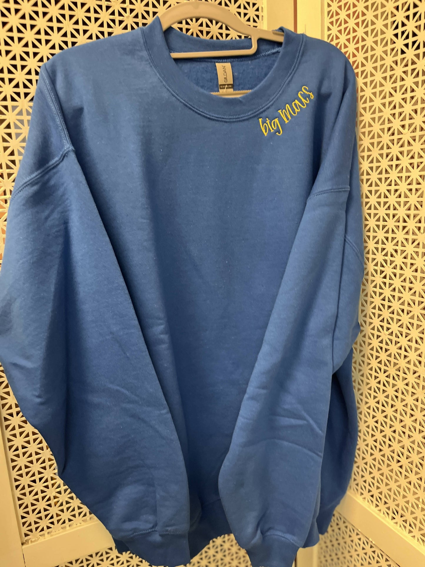 Blue Big Macs Crewneck- Script