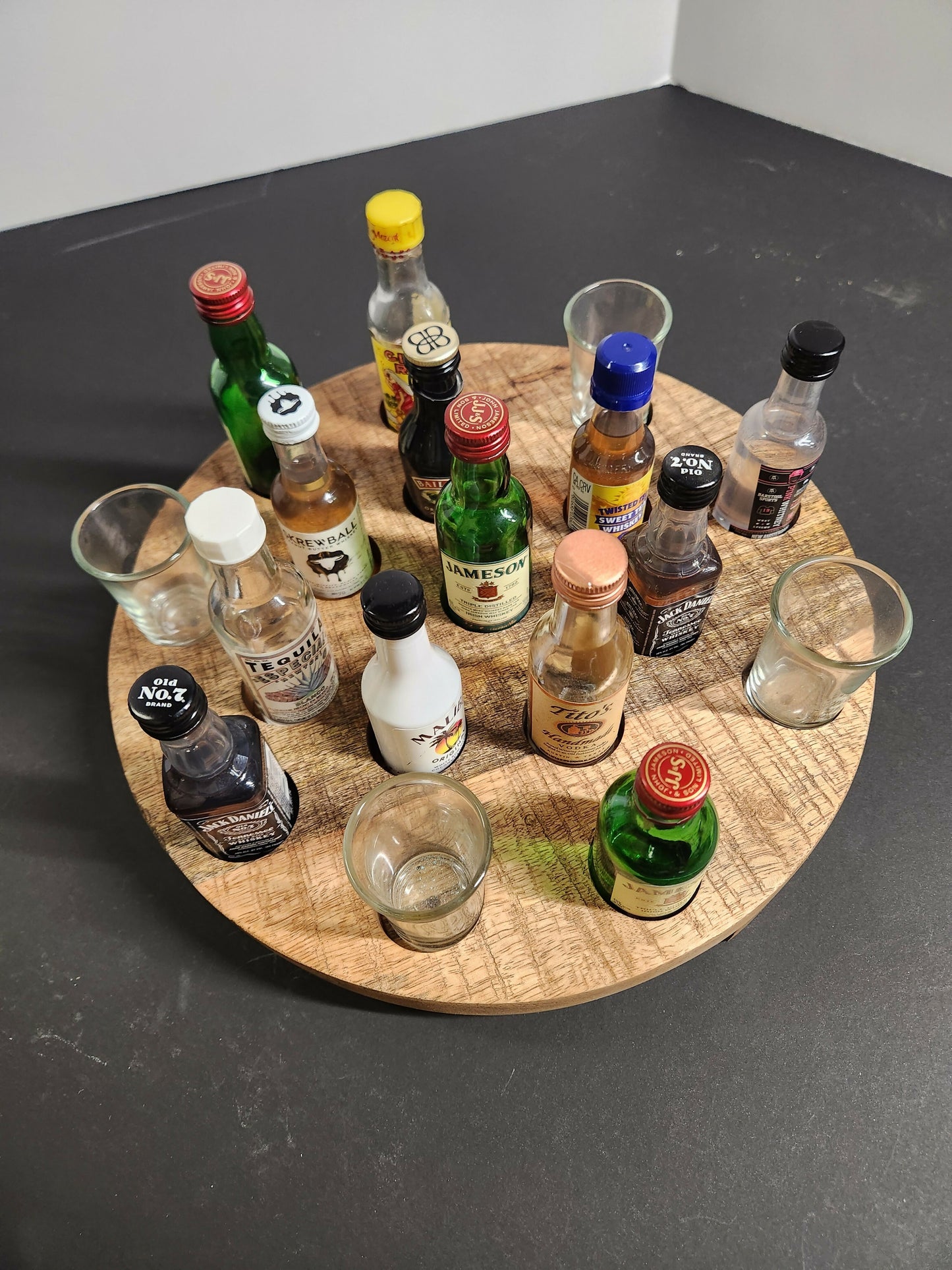 Acacia wood Char-shooterie board 17
