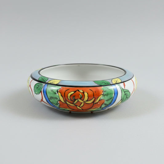 Vintage Decorated Lustreware Candy Dish