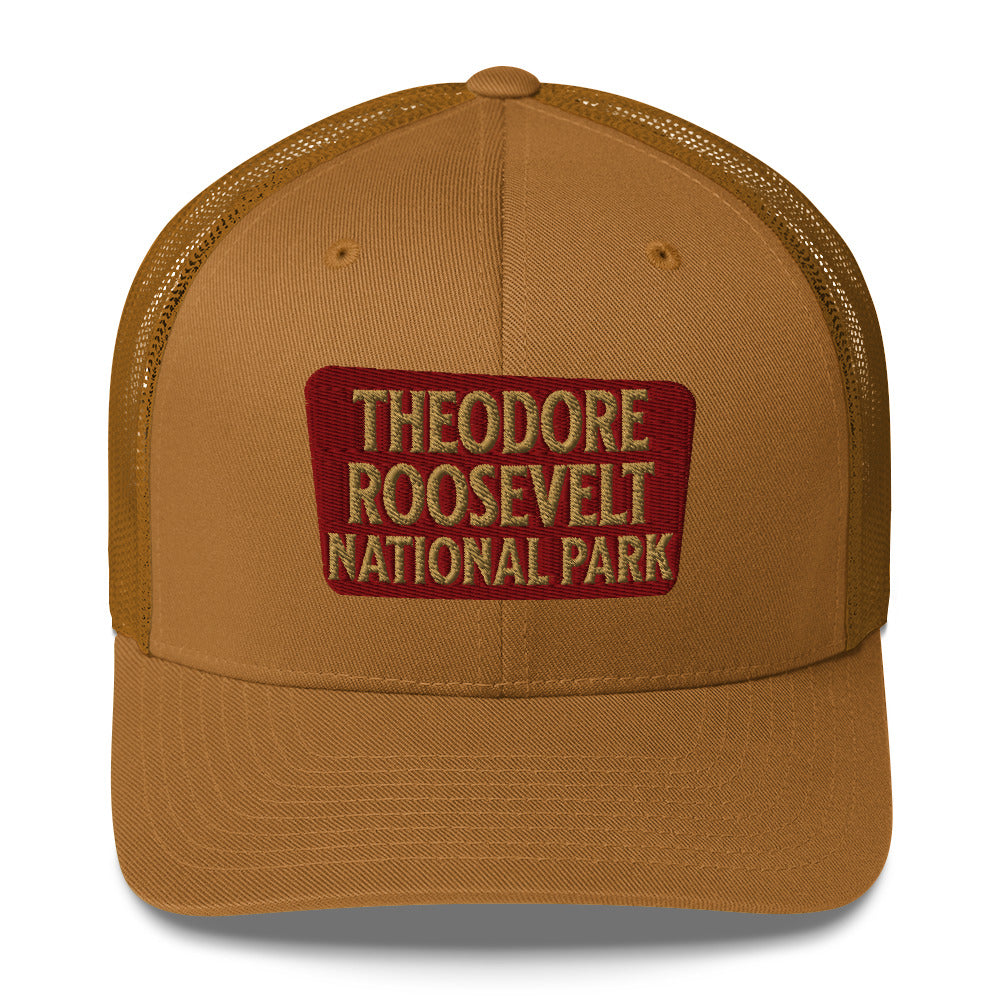 Theodore Roosevelt National Park Sign Embroidered Trucker Hat