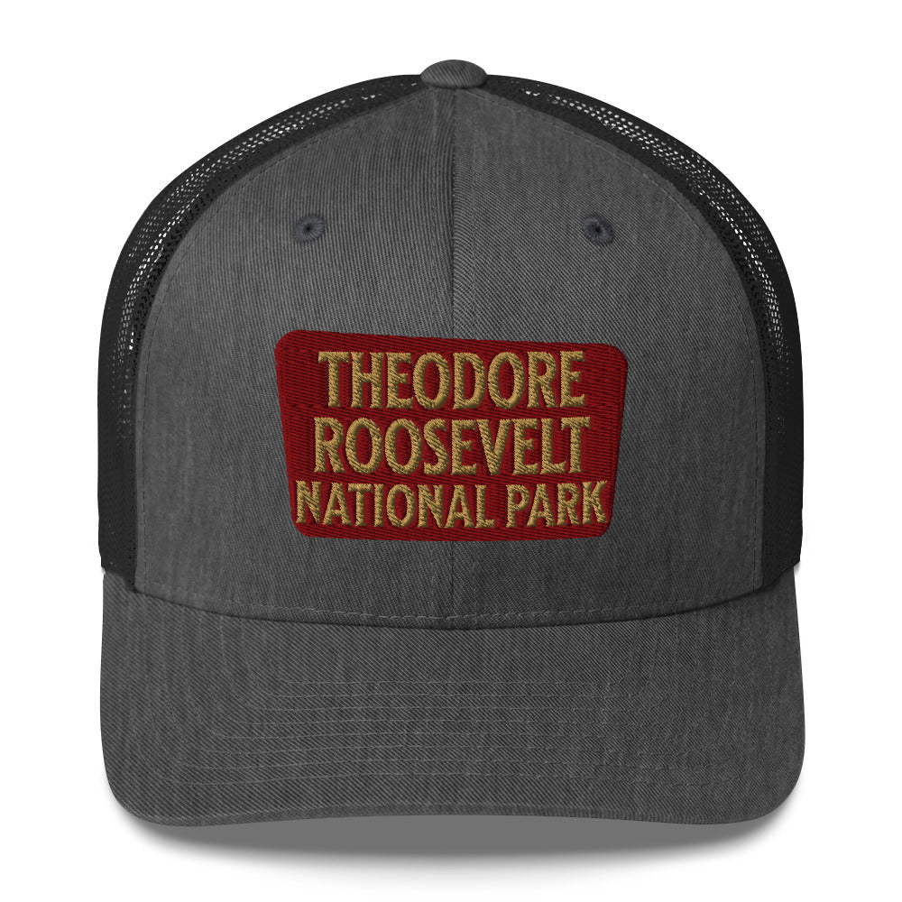 Theodore Roosevelt National Park Sign Embroidered Trucker Hat