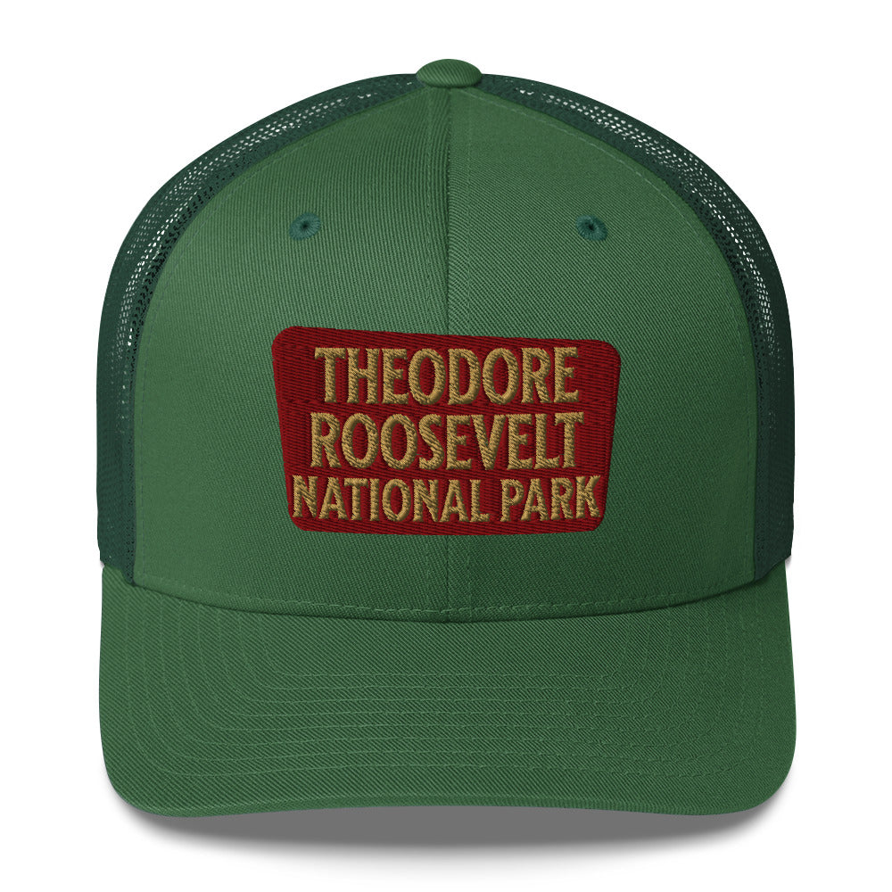 Theodore Roosevelt National Park Sign Embroidered Trucker Hat
