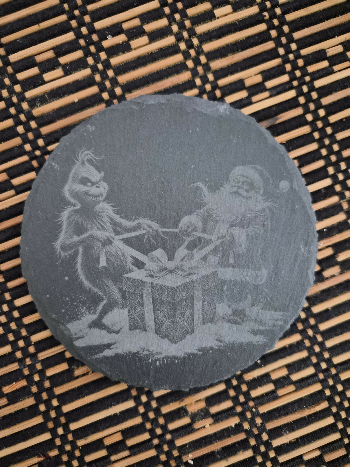 Grinch Slate Coaster Collection