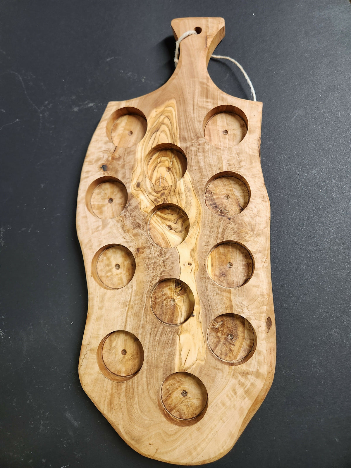 Olive wood Char-shooterie board 8