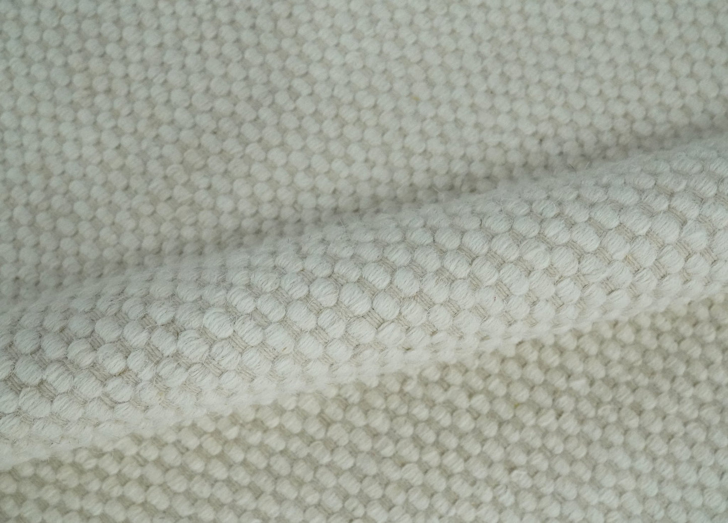 Solid Ivory White Hand made Dari Multi size 5x8, 5x7 and 8x11 Area Rug, Layering, Kids Rug | SOL7