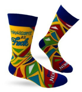 Handsome as F Men's Socks