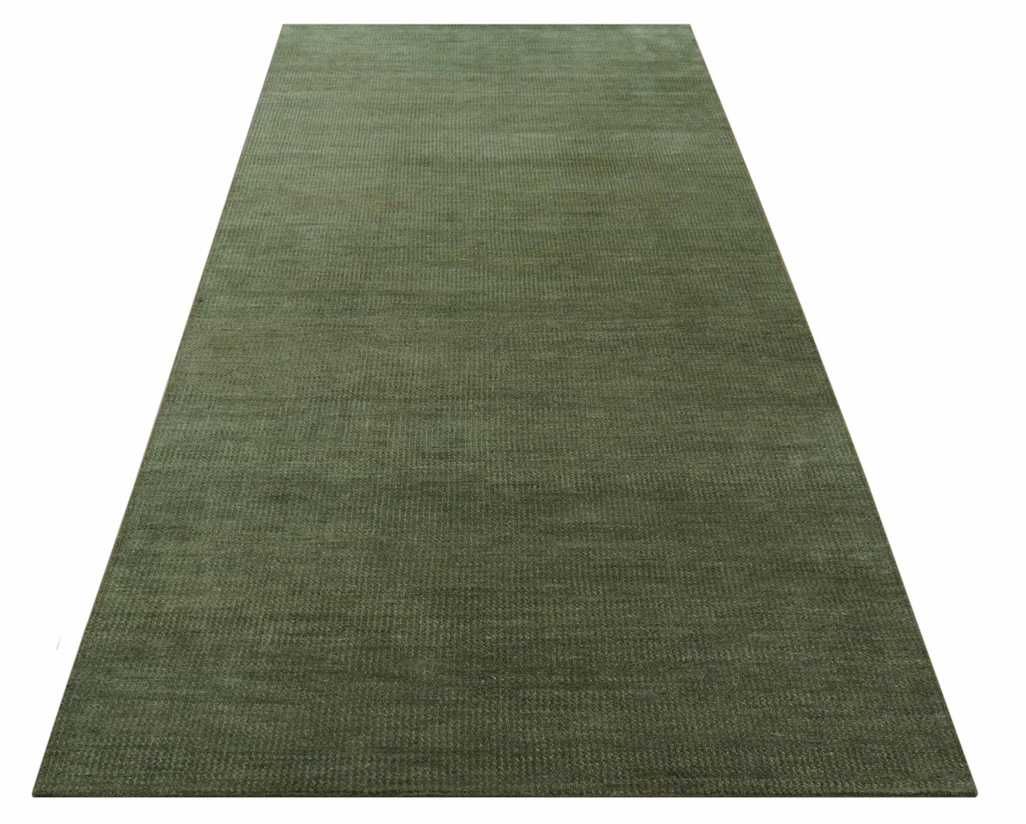 Teal and Brown Modern Contemporary Design Custom Made wool Rug