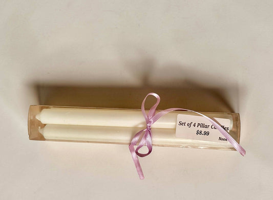 Pillar Candles Set of 4