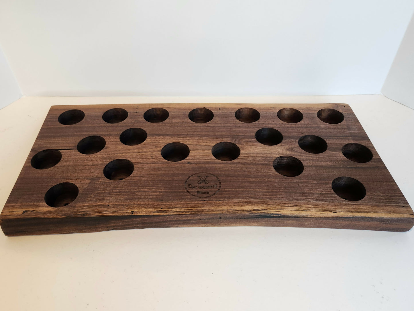 Walnut Char-shooterie board