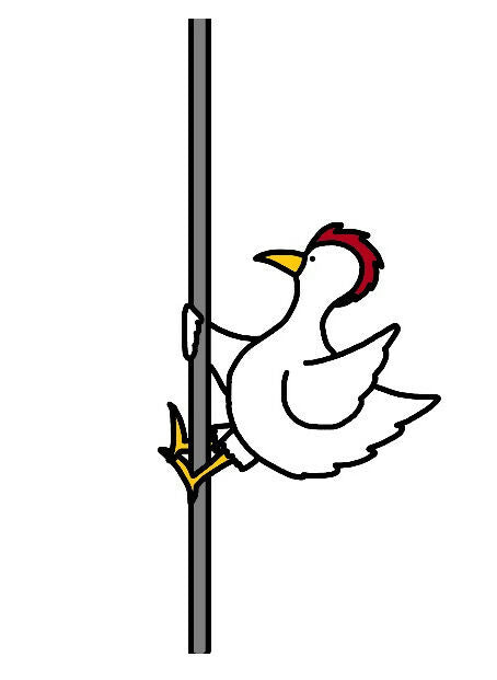 chicken strips sticker