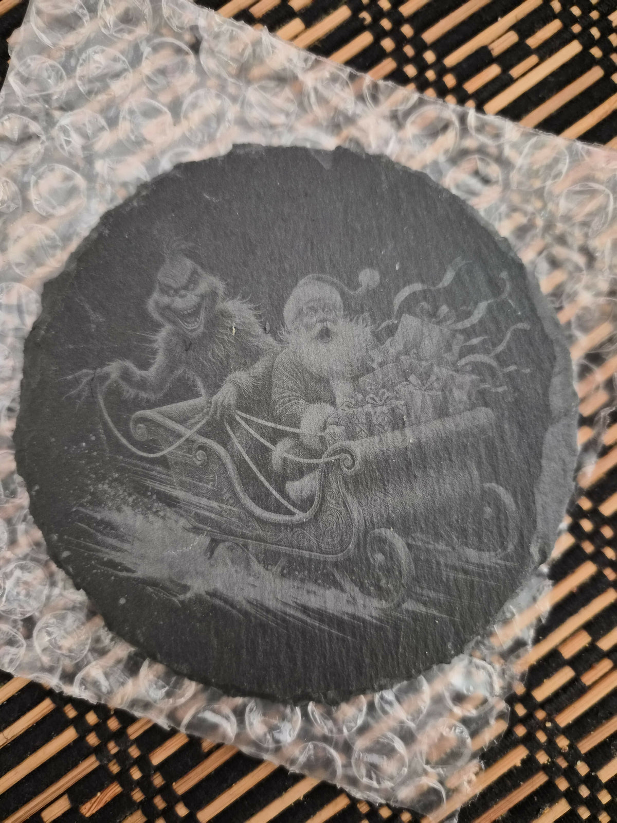 Grinch Slate Coaster Collection