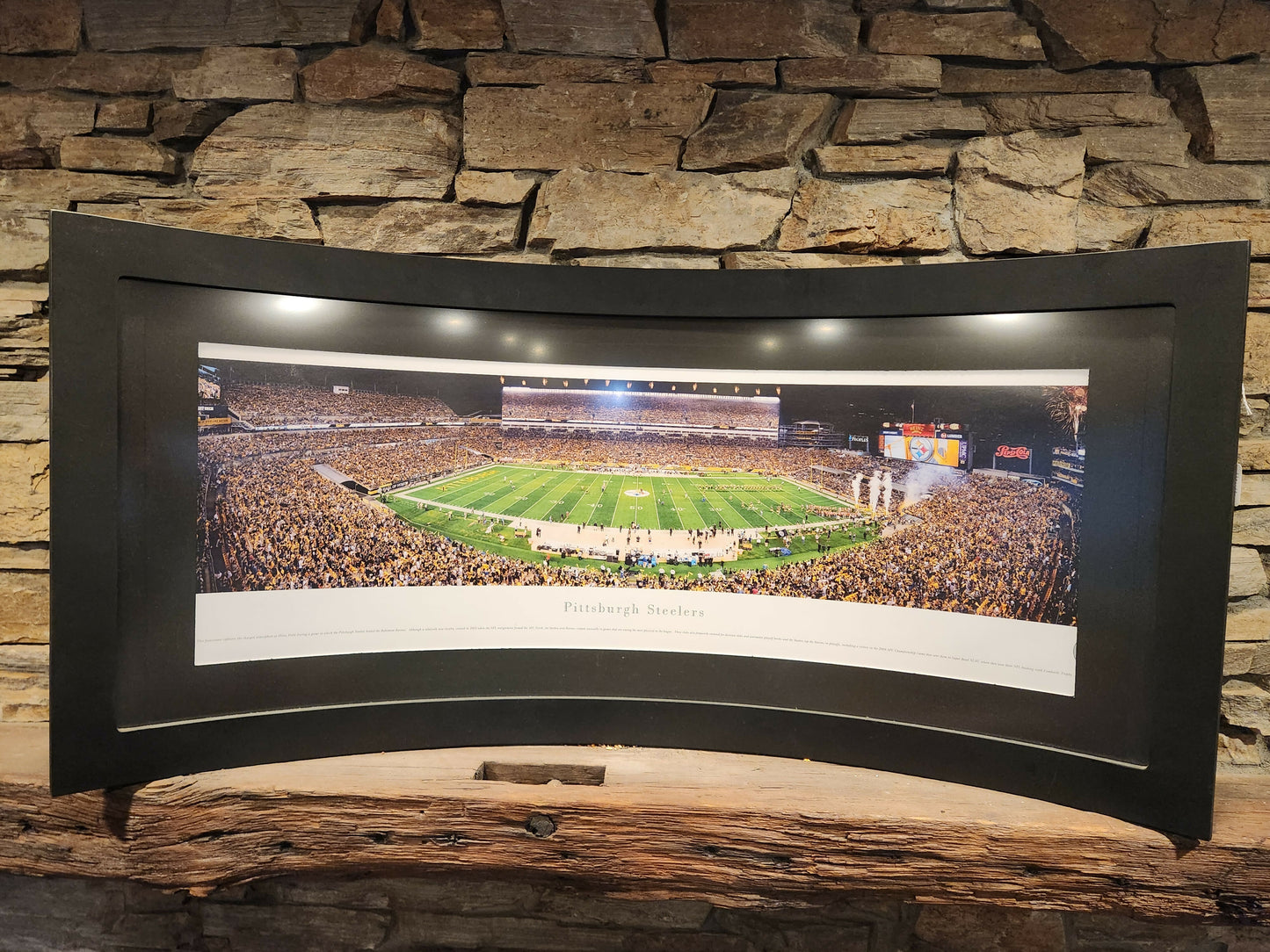 Curved Frame print of Heinz Field