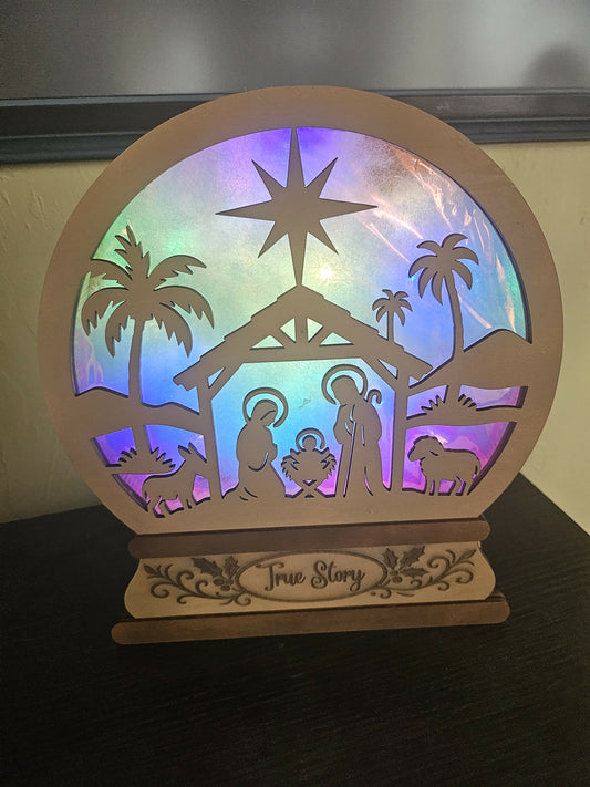 Christmas Scene Light Box