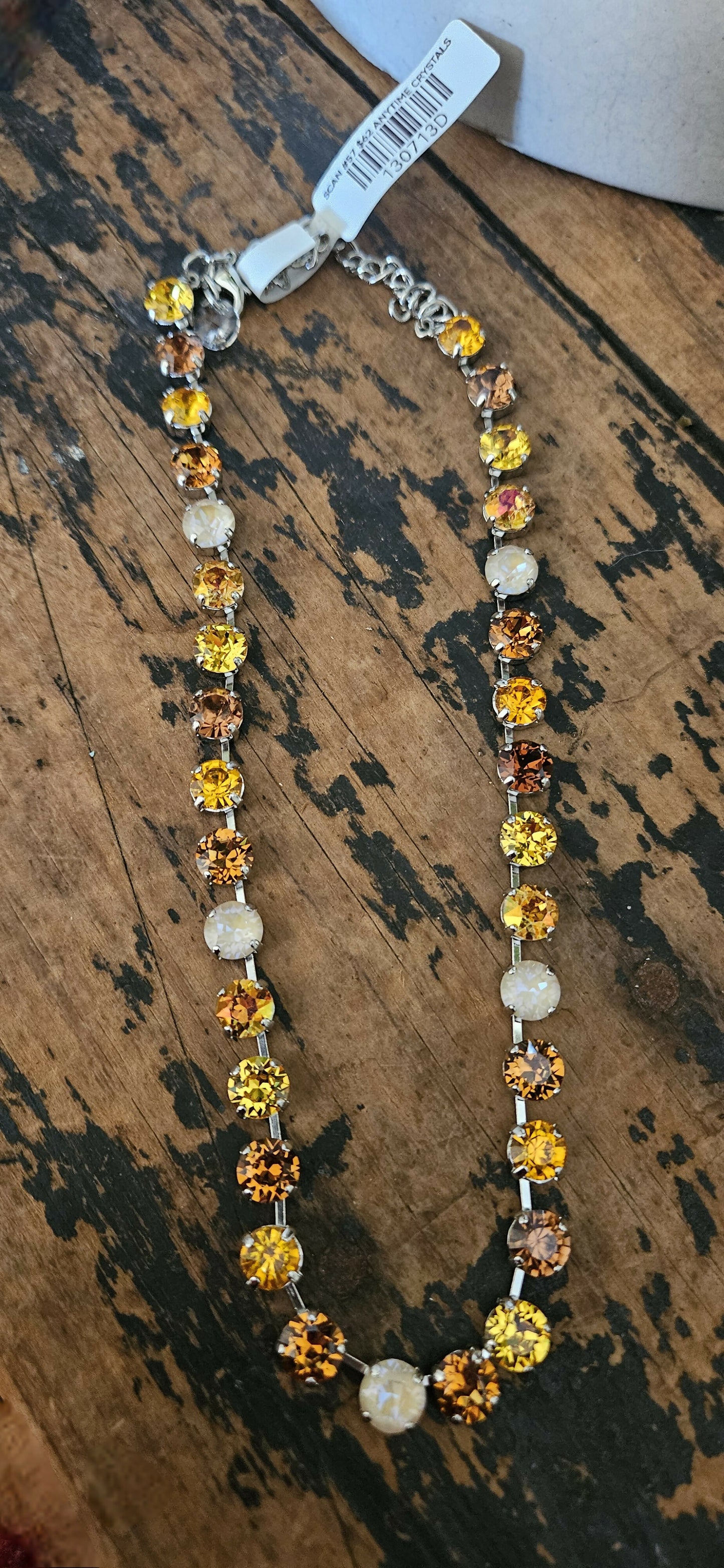 Anytime Crystals 8.5mm Our Best Neutrals Necklace