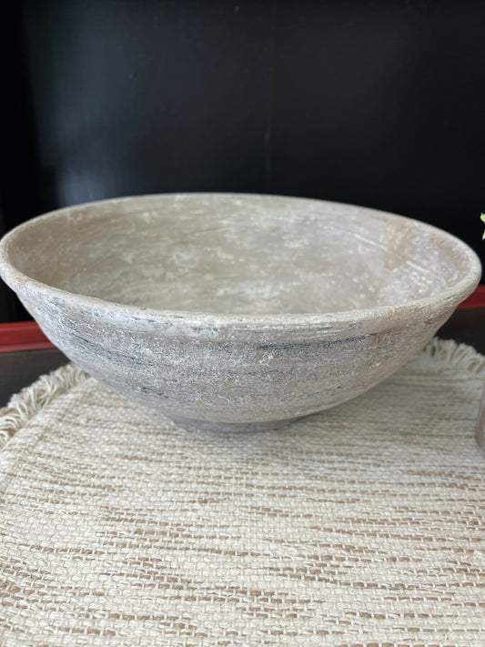 Faux Stone Bowl