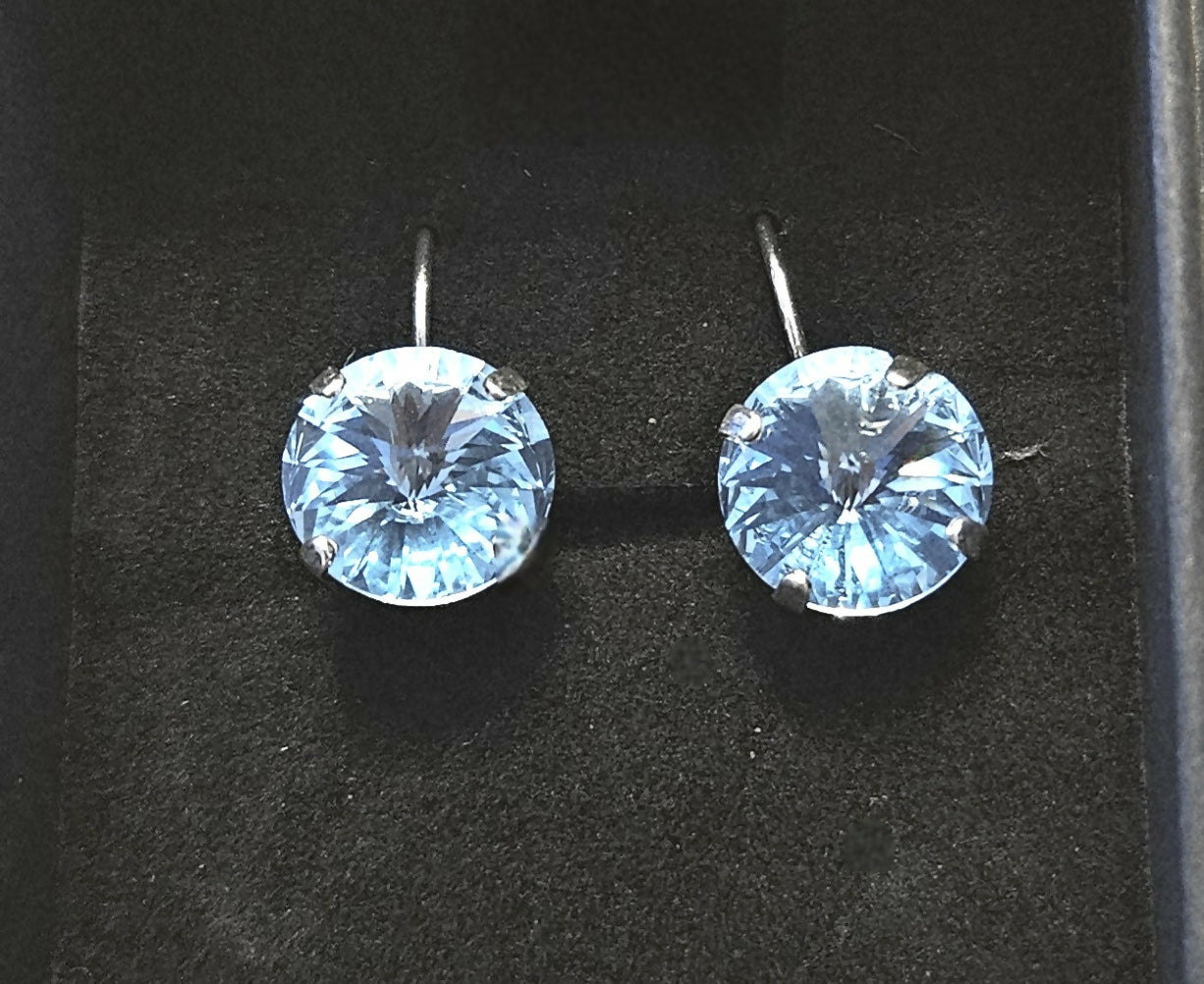 Anytime Crystals Genuine Swarovski Crystal 10mm Dew Drops Earrings