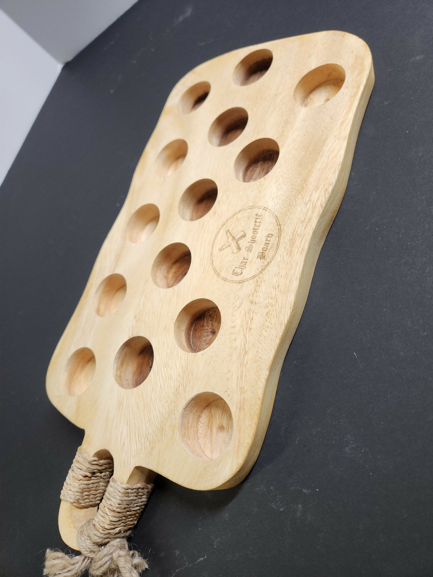 Acacia wood Char-shooterie board 15