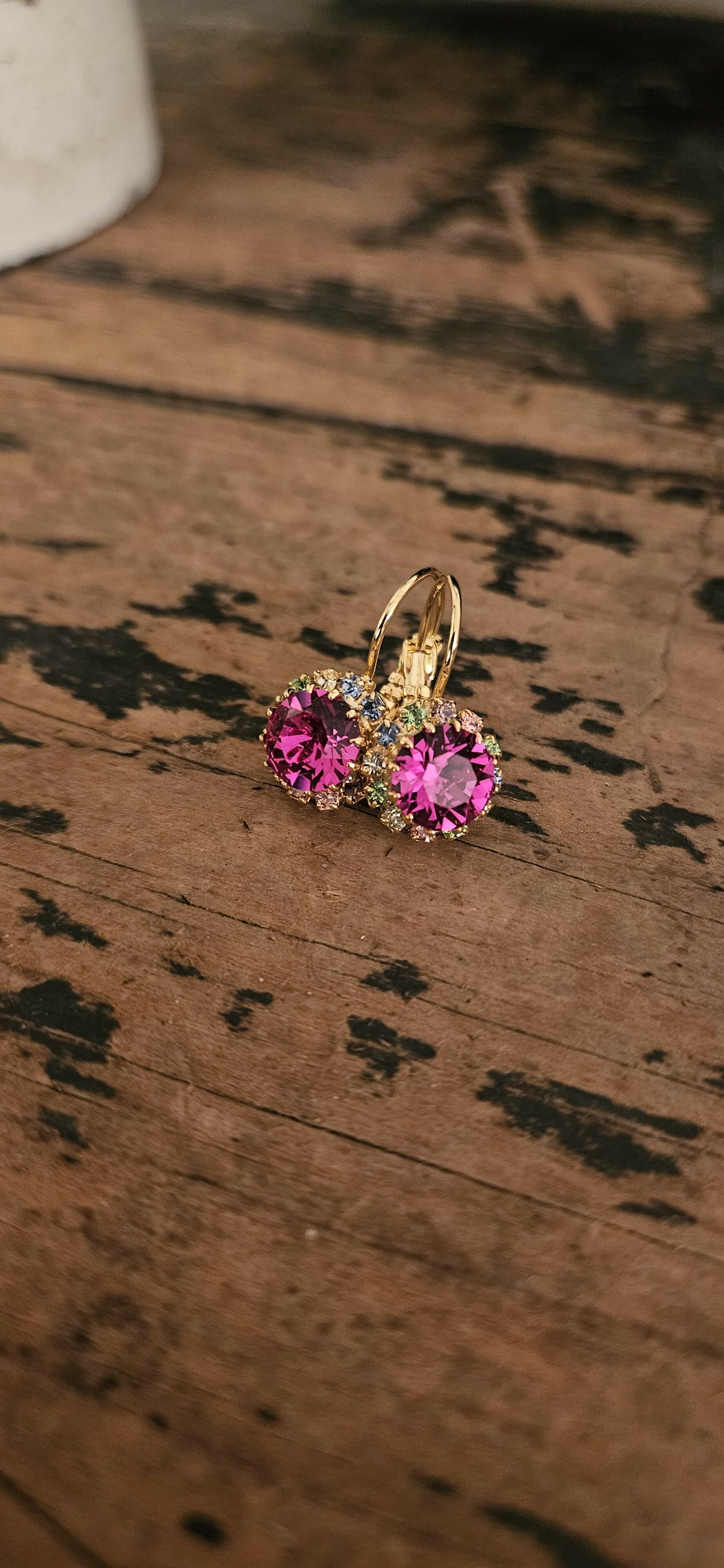Anytime Crystals 8.5mm Swarovski Crystal Earrings