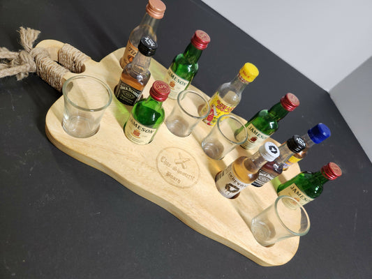 Acacia wood Char-shooterie board 15