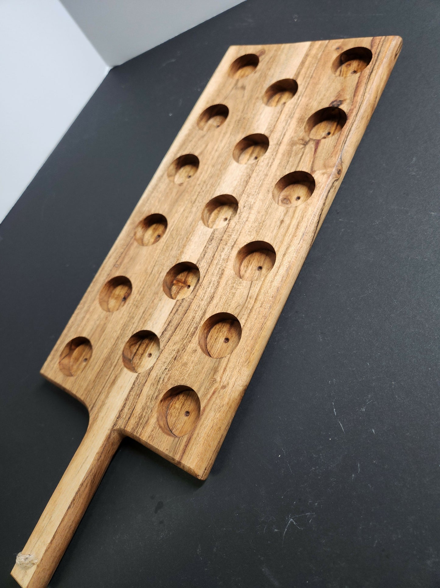 Acacia wood Char-shooterie board 13