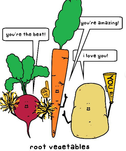 root vegetables sticker