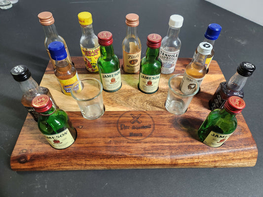 Acacia wood Char-shooterie board 21