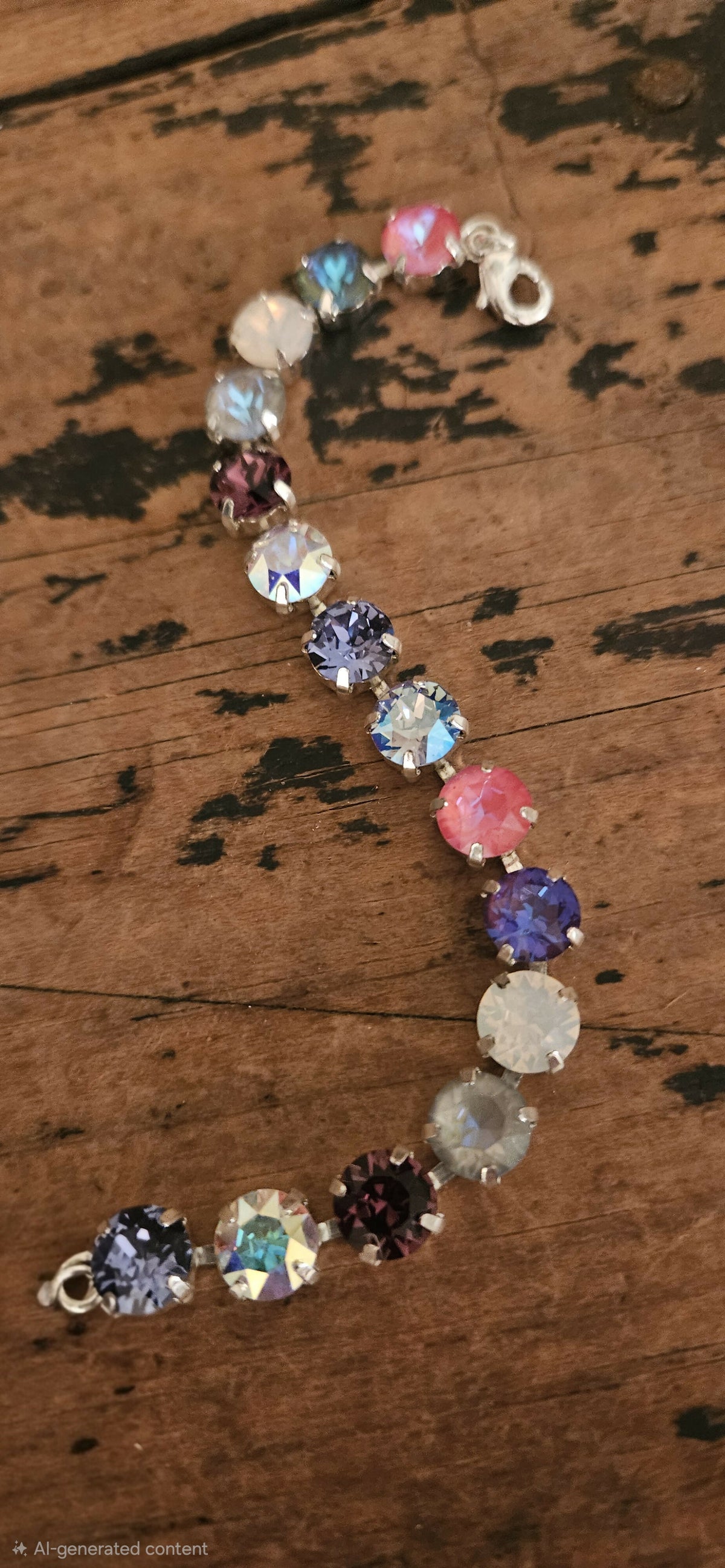 Anytime Crystals 8.5mm Swarovski Crystal Bracelet