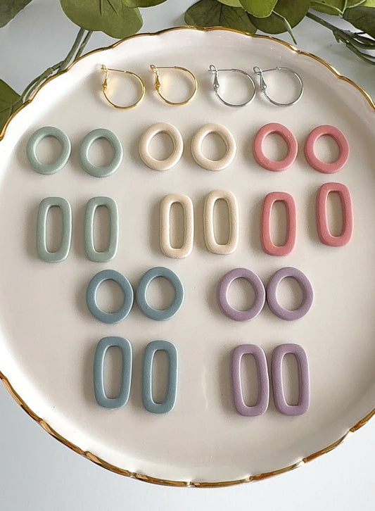 Sadie Clay Hoop Earrings